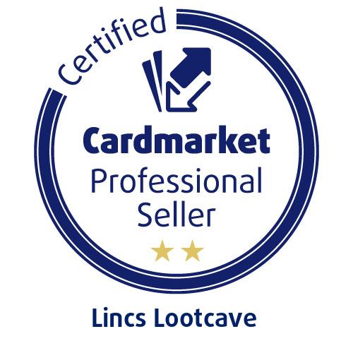 Cardmarket Certified Professional Seller badge for Lincs Lootcave