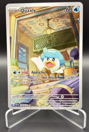 Quaxly - Paldea Evolved - 206/193 - Illustration Rare