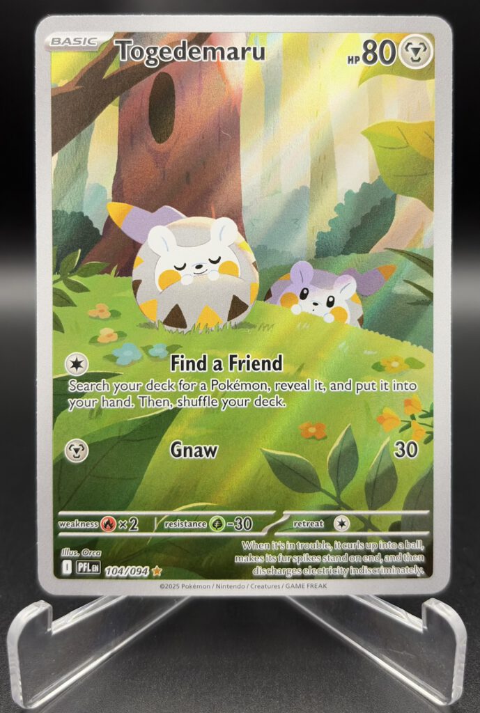 Togedemaru - Phantasmal Flames - 104/094 - Illustration Rare