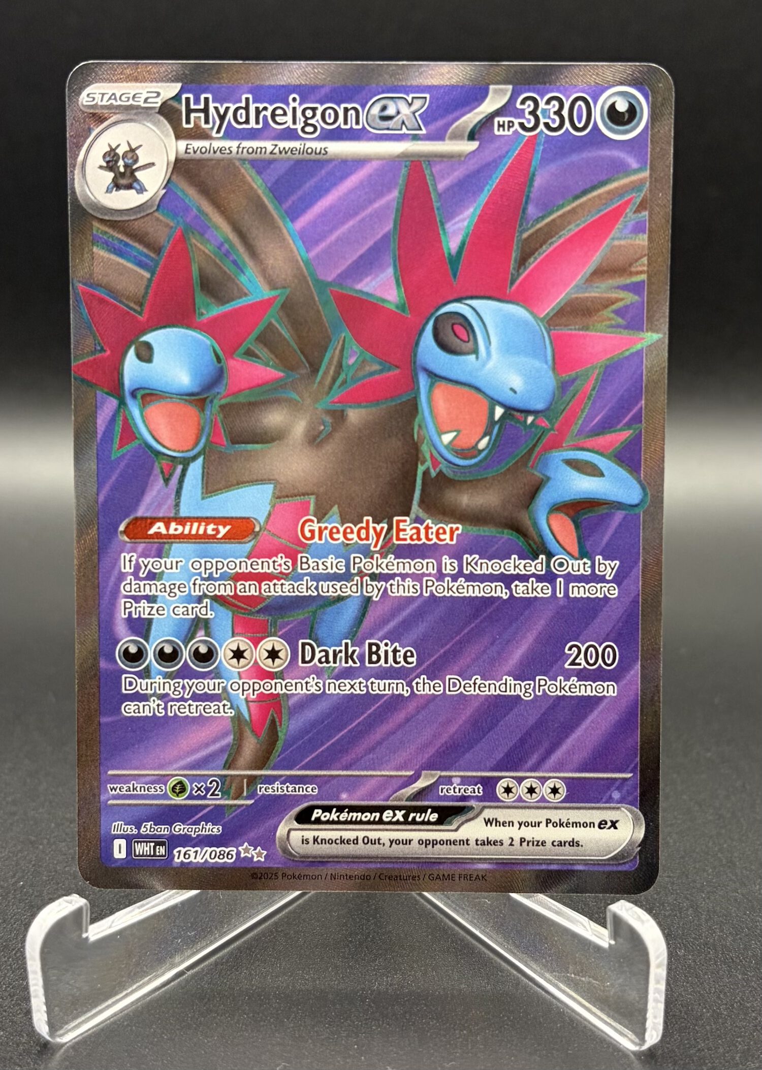 Hydreigon Ex - White Flare - 161/086 - Full Art