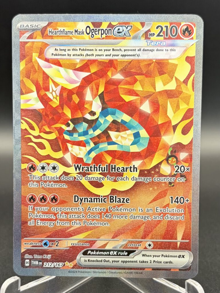 Hearthflame Mask Ogerpon Ex - Twilight Masquerade - 212/167 - Special Illustration Rare