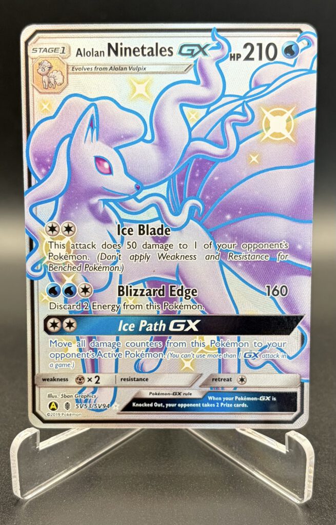 Alolan Ninetales Gx - Hidden Fates - SV53/SV94 - Full Art