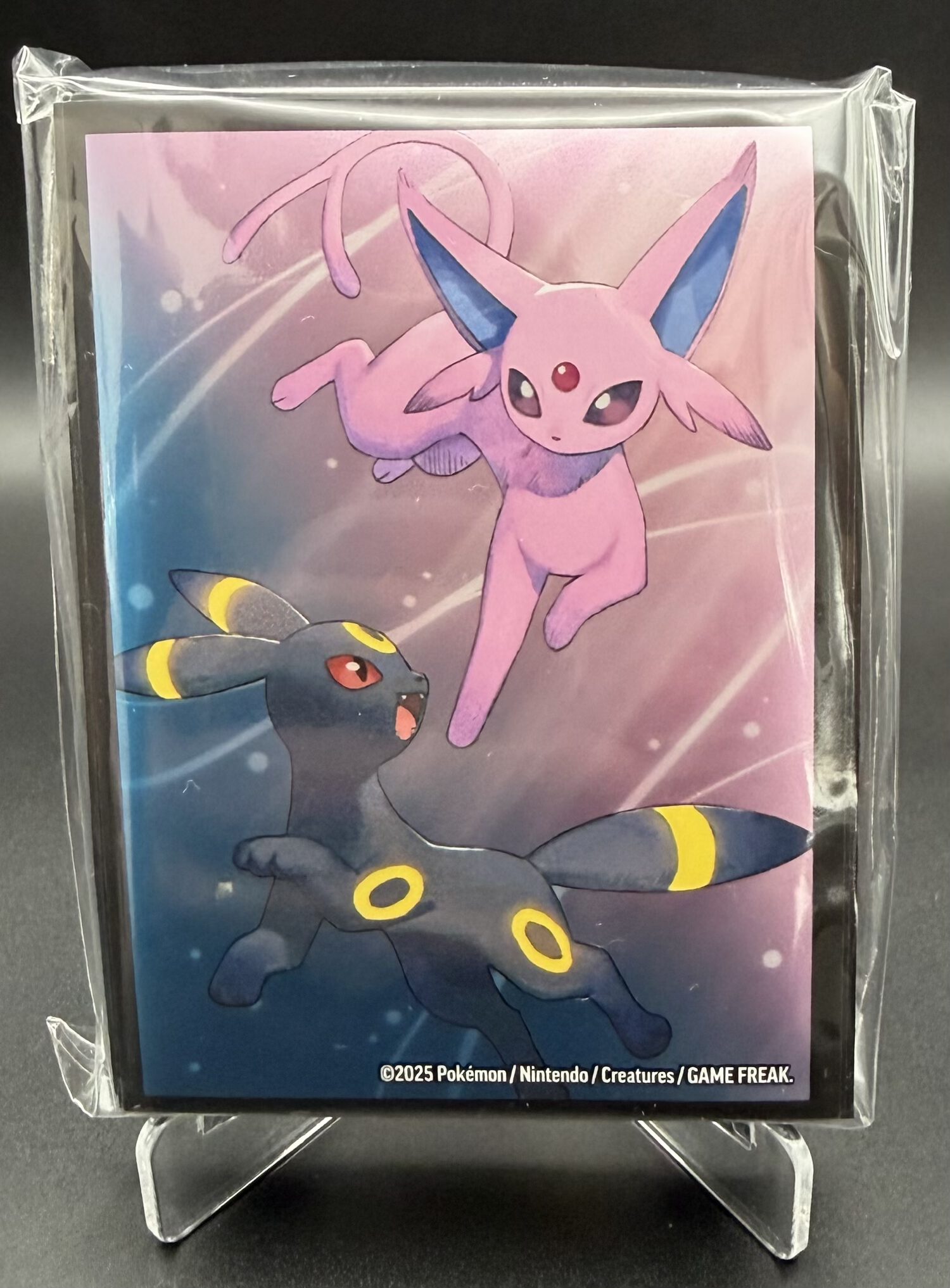 Prismatic Evolution Premium Figure Collection – Premium Card Sleeves (65 Pack)