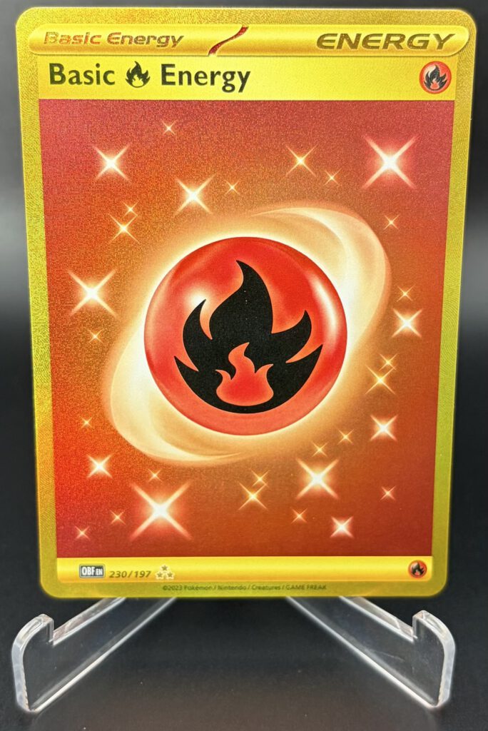 Basic Fire Energy - Obsidian Flames - 230/197 - Hyper Rare