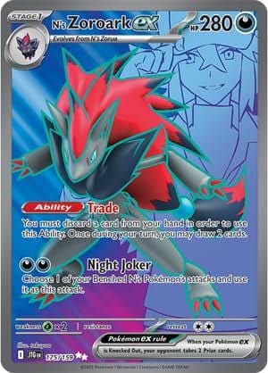N's Zoroark Ex - Journey Together - 175/159 - Full Art