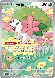 Shaymin - Destined Rivals - 185/182 - Illustration Rare
