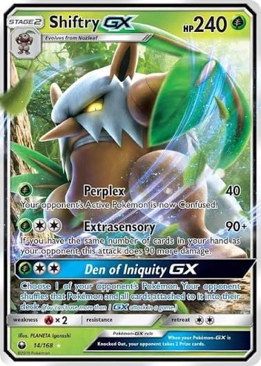 Shiftry GX - Celestial Storm - 14/168 - Double Rare