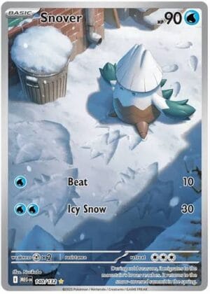 Snover - Mega Evolution - 140/132 - Illustration Rare