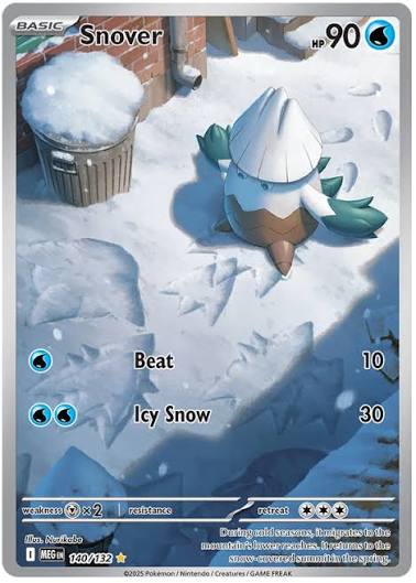 Snover - Mega Evolution - 140/132 - Illustration Rare
