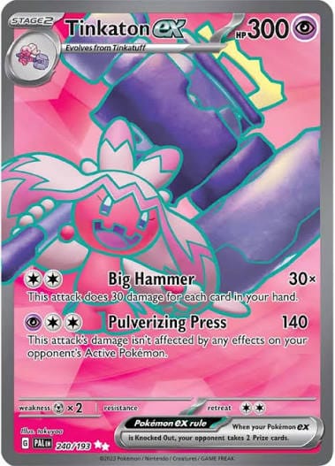 Tinkaton Ex - Paldea Evolved - 240/193 - Full Art