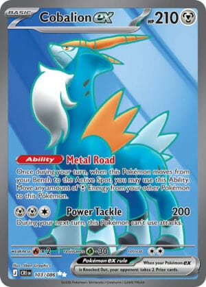 Cobalion Ex - Chaos Rising - 103/086 - Full Art