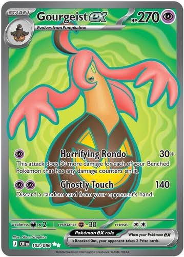 Gorgeist Ex - Chaos Rising - 102/086 - Full Art