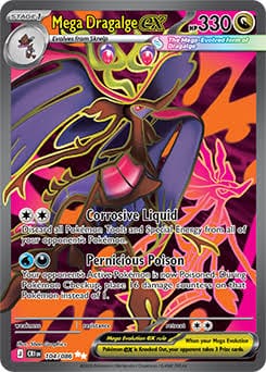Mega Dragalge Ex - Chaos Rising - 104/086 - Full Art