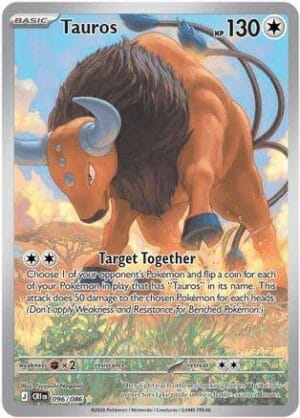 Tauros - Chaos Rising - 096/086 - Illustration Rare